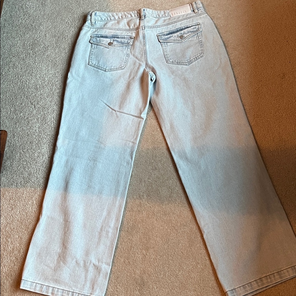 Pacsun light Blue wide leg Jeans - Picture 6 of 7
